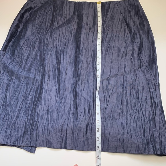 Navy Blue Louben Skirt Size 14 - Picture 4 of 6